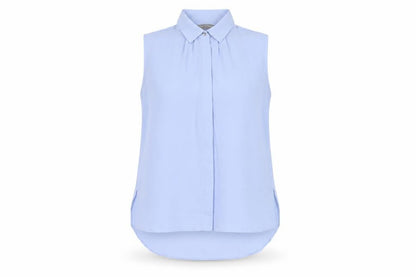 Womens UK Size 6 Dorothy Perkins Blue Basic Blouse