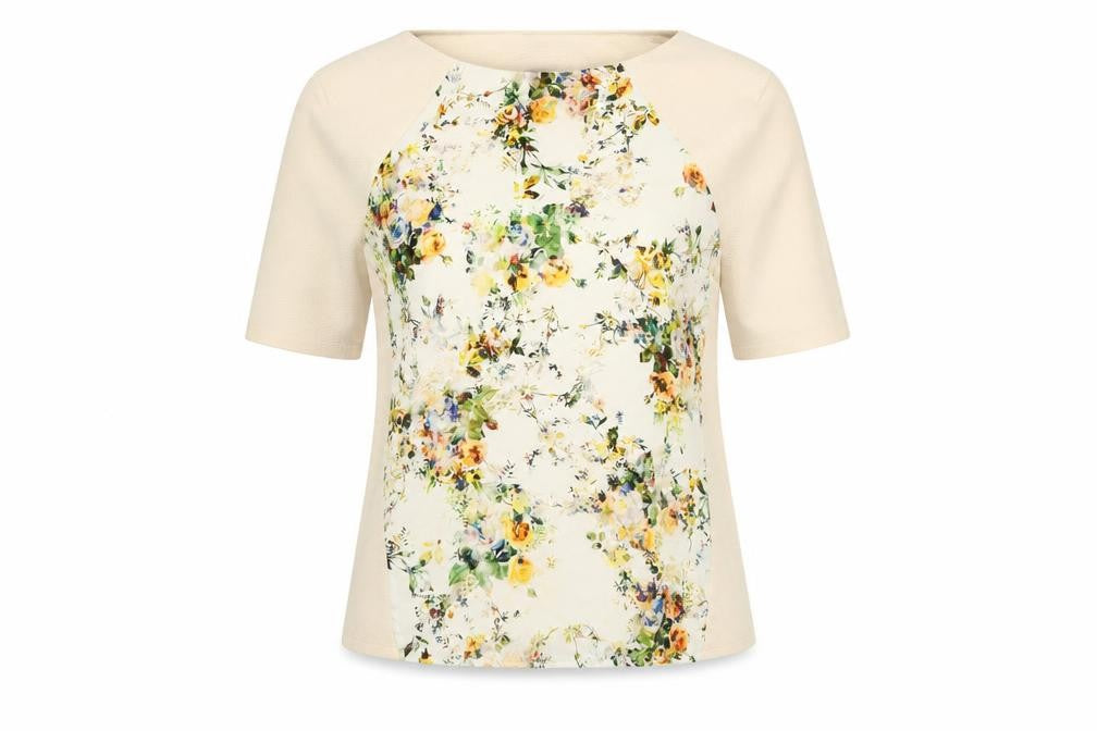 Womens UK Size 6 Warehouse Multicoloured Basic Blouse