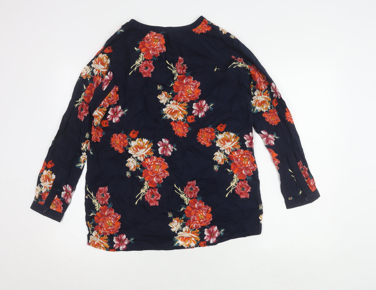 M&Co Women's Multicoloured Floral Top Size 10