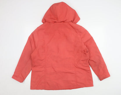 Womens UK Size 18 Marks and Spencer Red Basic Jacket