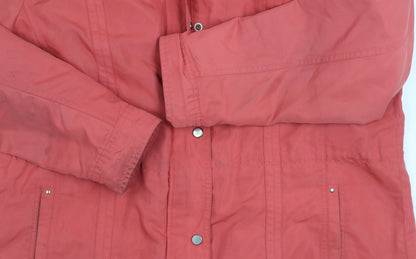 Womens UK Size 18 Marks and Spencer Red Basic Jacket