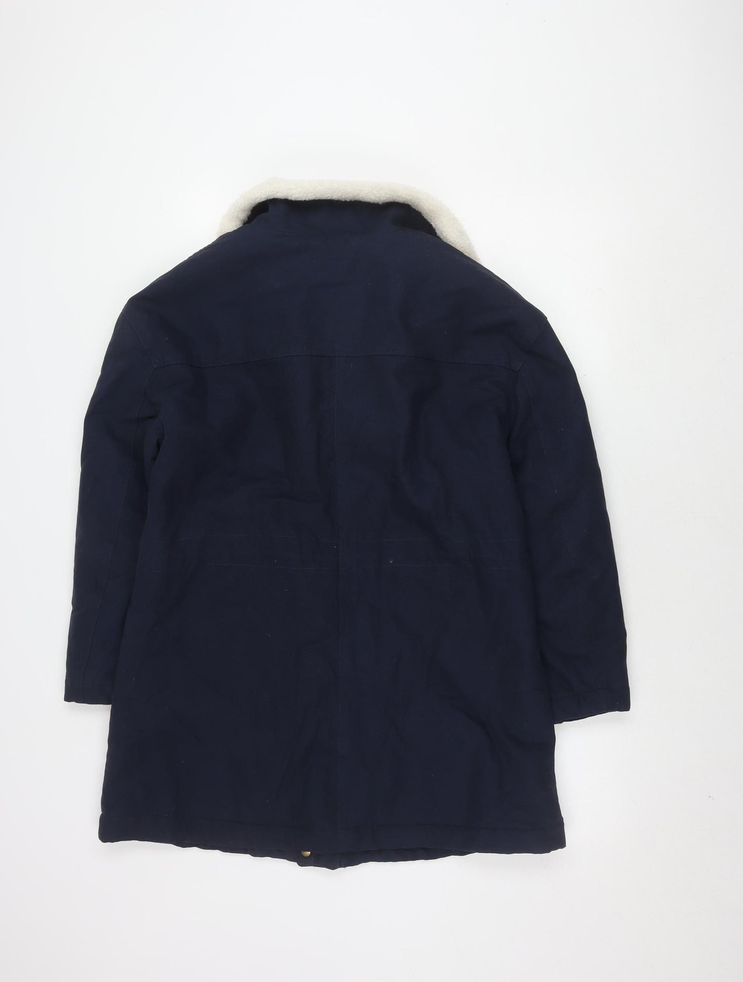 Womens UK Size 10 Marks and Spencer Blue Basic Jacket