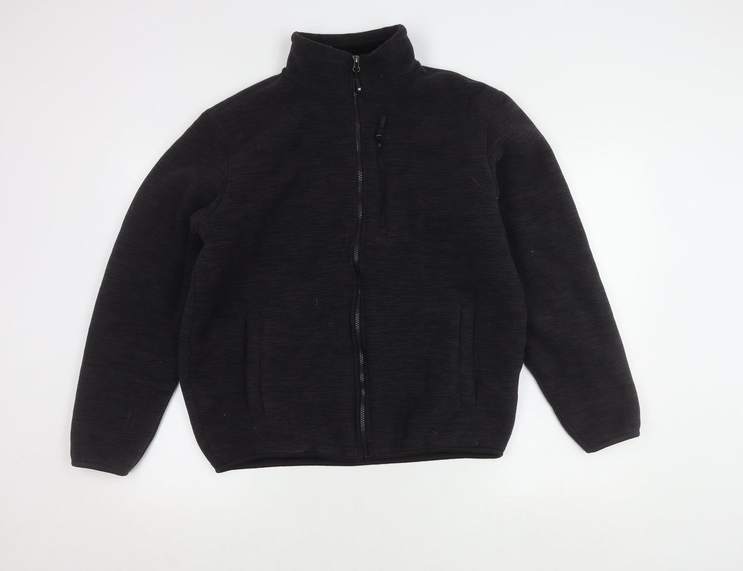 32 Degrees Heat Men's Black Fleece Jacket M, Autumn