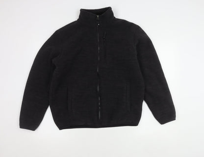 32 Degrees Heat Men's Black Fleece Jacket M, Autumn