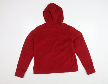 Womens UK Size 14 NEXT Red Pullover Hoodie