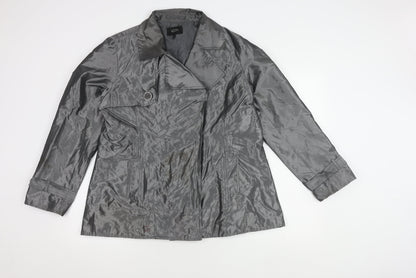 Womens UK Size 16 Marks and Spencer Grey Basic Jacket
