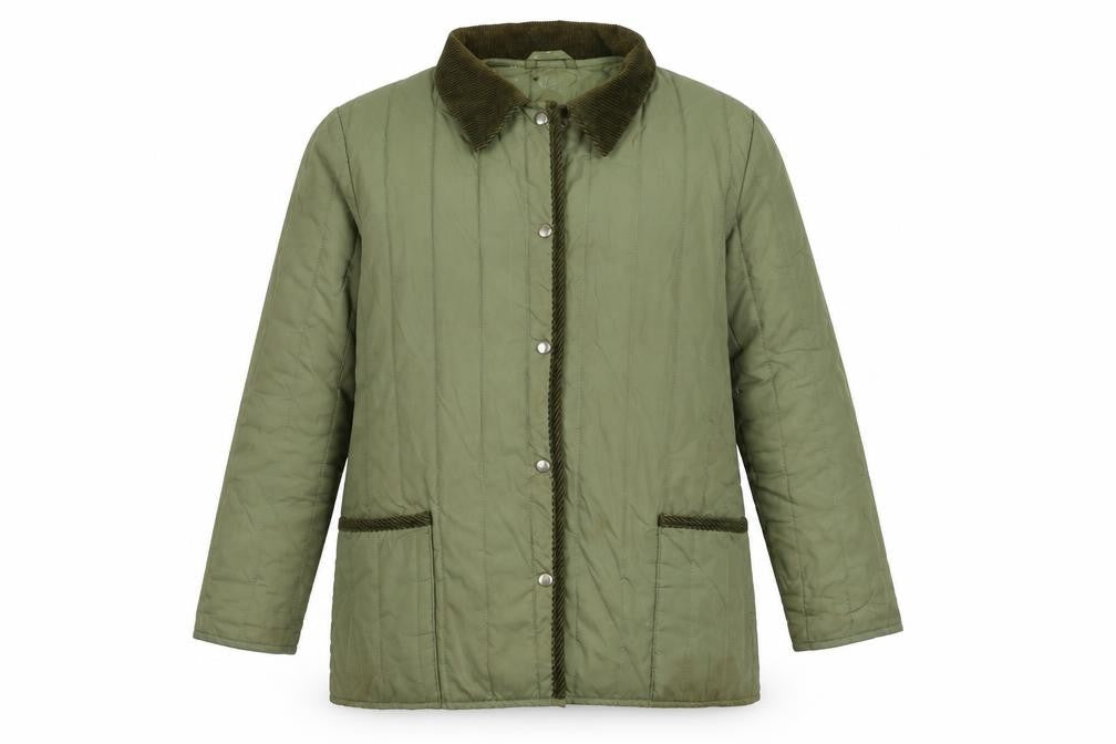Womens UK Size 14 St Michael Green Quilted Coat