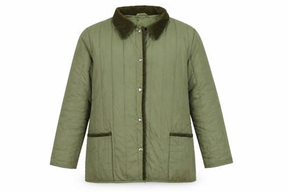 Womens UK Size 14 St Michael Green Quilted Coat