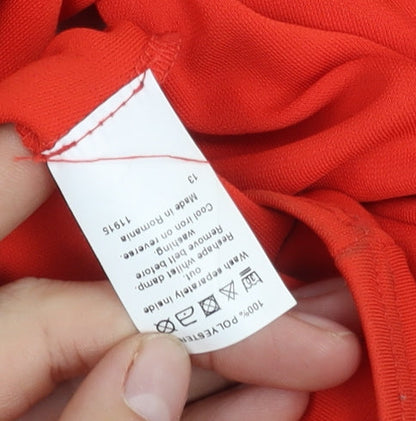 River Island Women's Red Dress Size 8