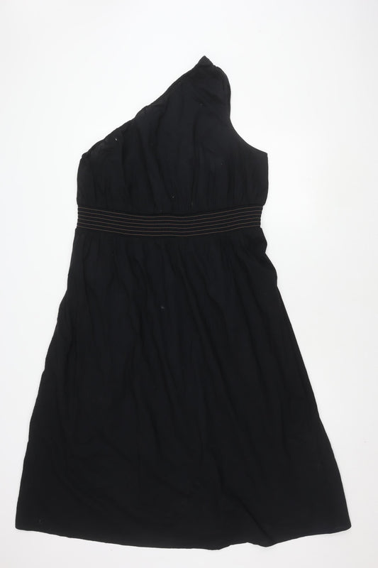 Marks and Spencer Women's Black A-Line Dress Size 18