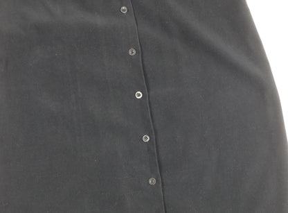 NEXT Women's Black Shirt Dress, Size 14, Classic Elegance