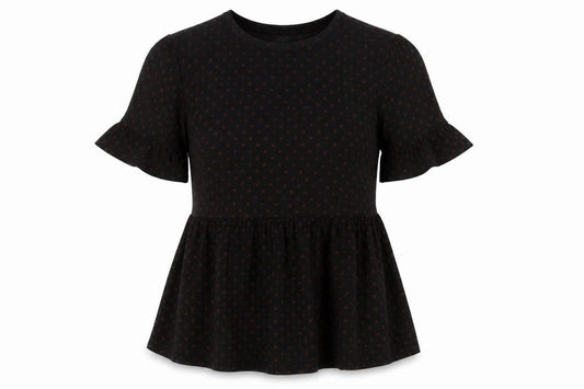 Womens UK Size 12 New Look Black Basic Blouse