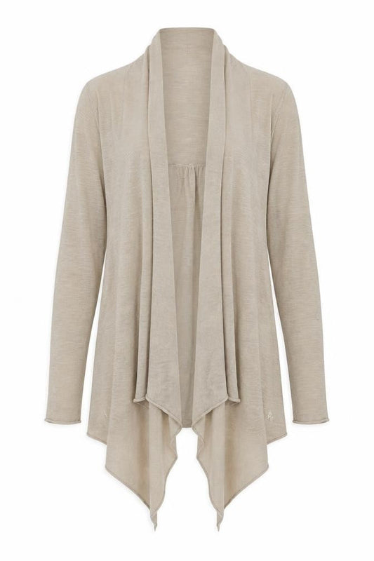 Womens UK Size 12 La Redoute Beige Cardigan Jumper