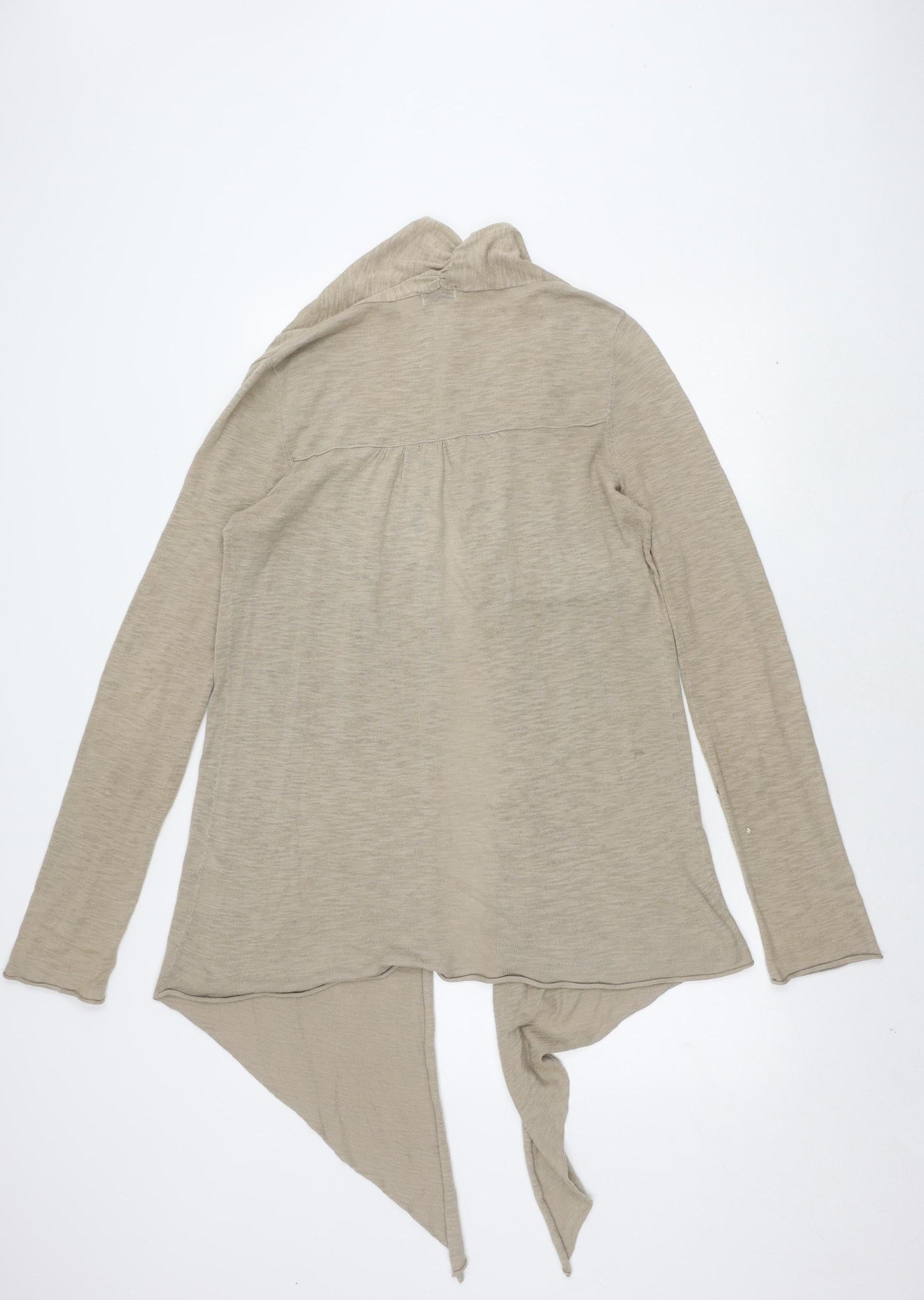 La Redoute Beige Open Front Cardigan Women Size 12 Long Sleeve