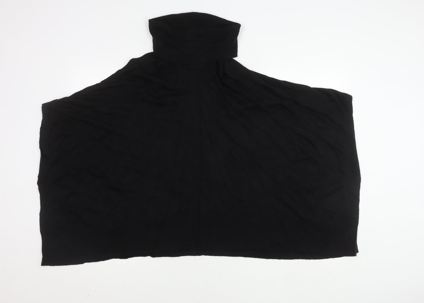 Womens UK Size S NEXT Black Cape Jumper