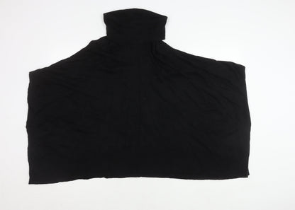 Womens UK Size S NEXT Black Cape Jumper