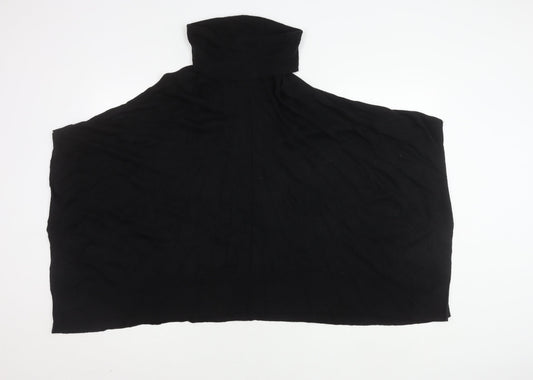 Womens UK Size S NEXT Black Cape Jumper