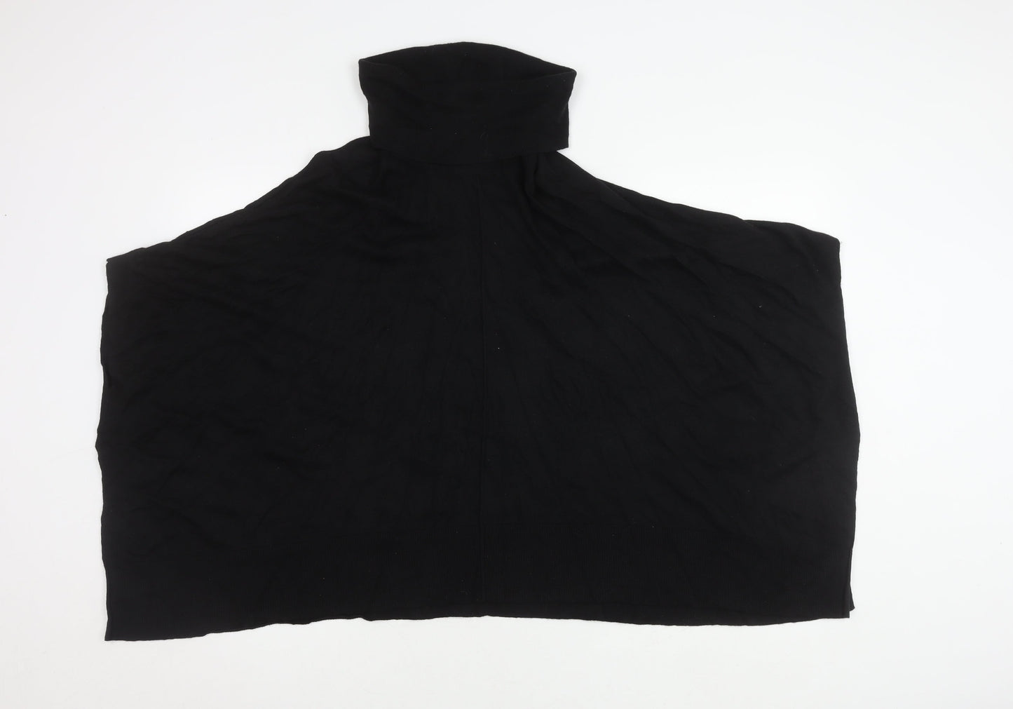 Womens UK Size S NEXT Black Cape Jumper