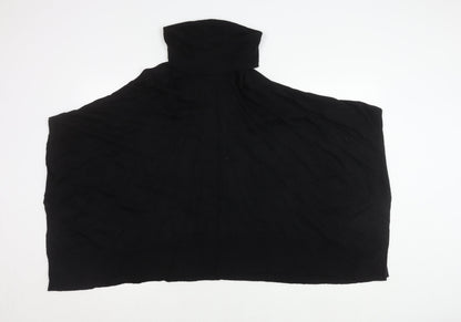 Womens UK Size S NEXT Black Cape Jumper