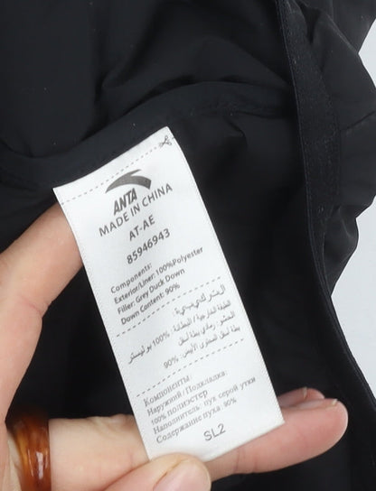 Anta Men's Black Waistcoat S Down Outdoor Hiking