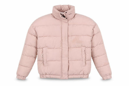 Womens UK Size XS Light Before Dark Pink Puffer Jacket