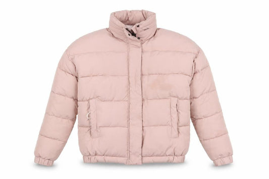 Womens UK Size XS Light Before Dark Pink Puffer Jacket