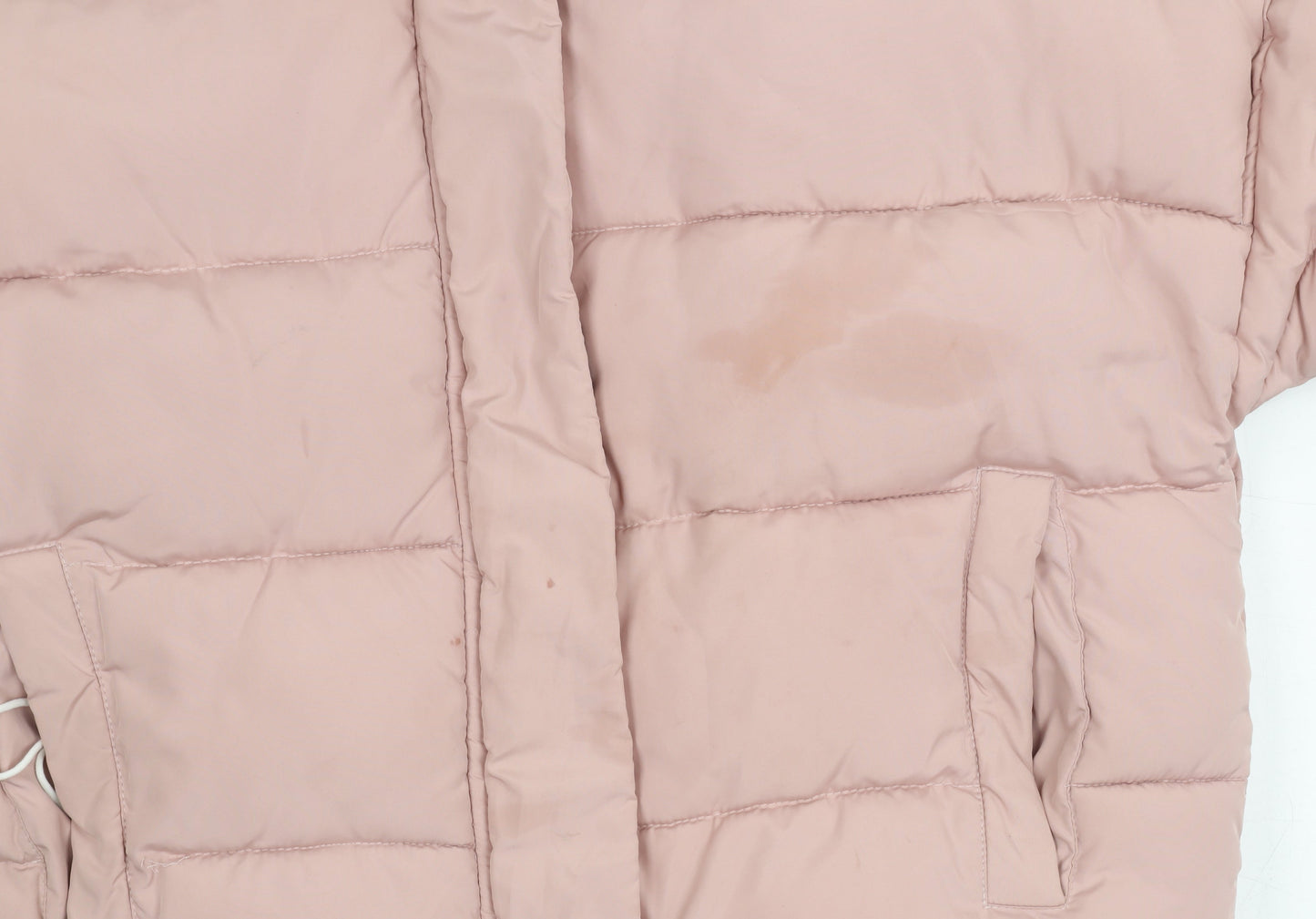 Light Before Dark Women's Pink XS Puffer Jacket