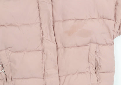 Light Before Dark Women's Pink XS Puffer Jacket