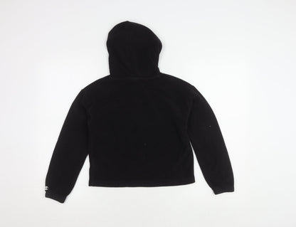 Champion Boys Black Hoodie, Size 9-10, Casual Fleece