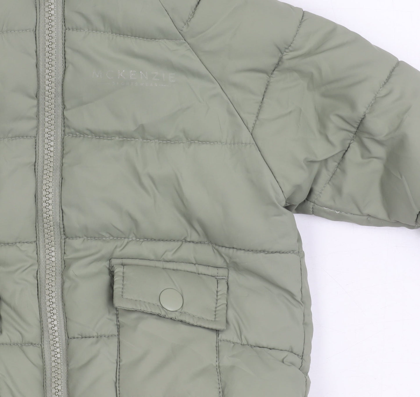 McKenzie Girls Green Puffer Jacket 3-6 Months