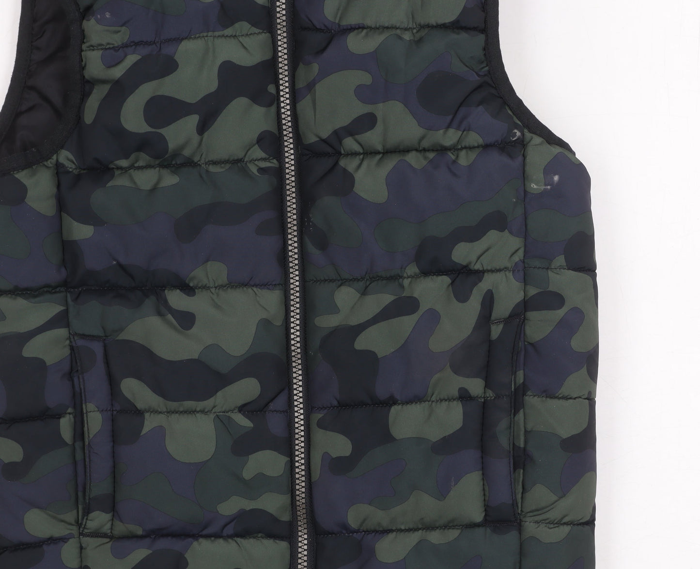 Gap Boys Camouflage Puffer Jacket, Green, Size 6-7, Winter