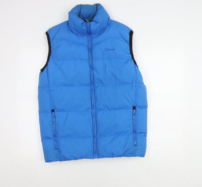 Mens UK Size M Hi Gear Blue Puffer Jacket