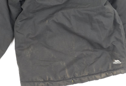 Trespass Boys Black Parka Coat 5-6 Years, Winter Hooded Jacket