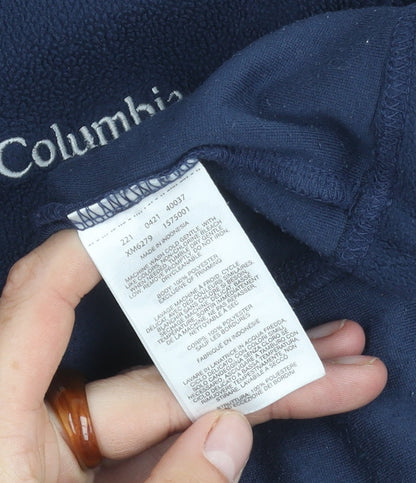 Columbia Women's Blue Fleece Sweatshirt Size S