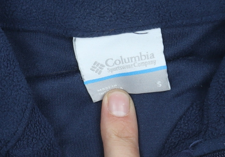 Columbia Women's Blue Fleece Sweatshirt Size S