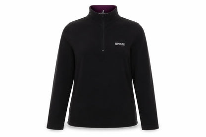 Womens UK Size 10 Regatta Black Full Zip Sweatshirt