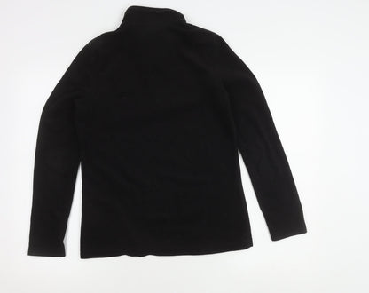 Regatta Women's Black Fleece Zip Sweatshirt Size 10
