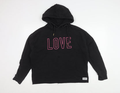 Selfish Mother Women's Black Pullover Hoodie - Size 2
