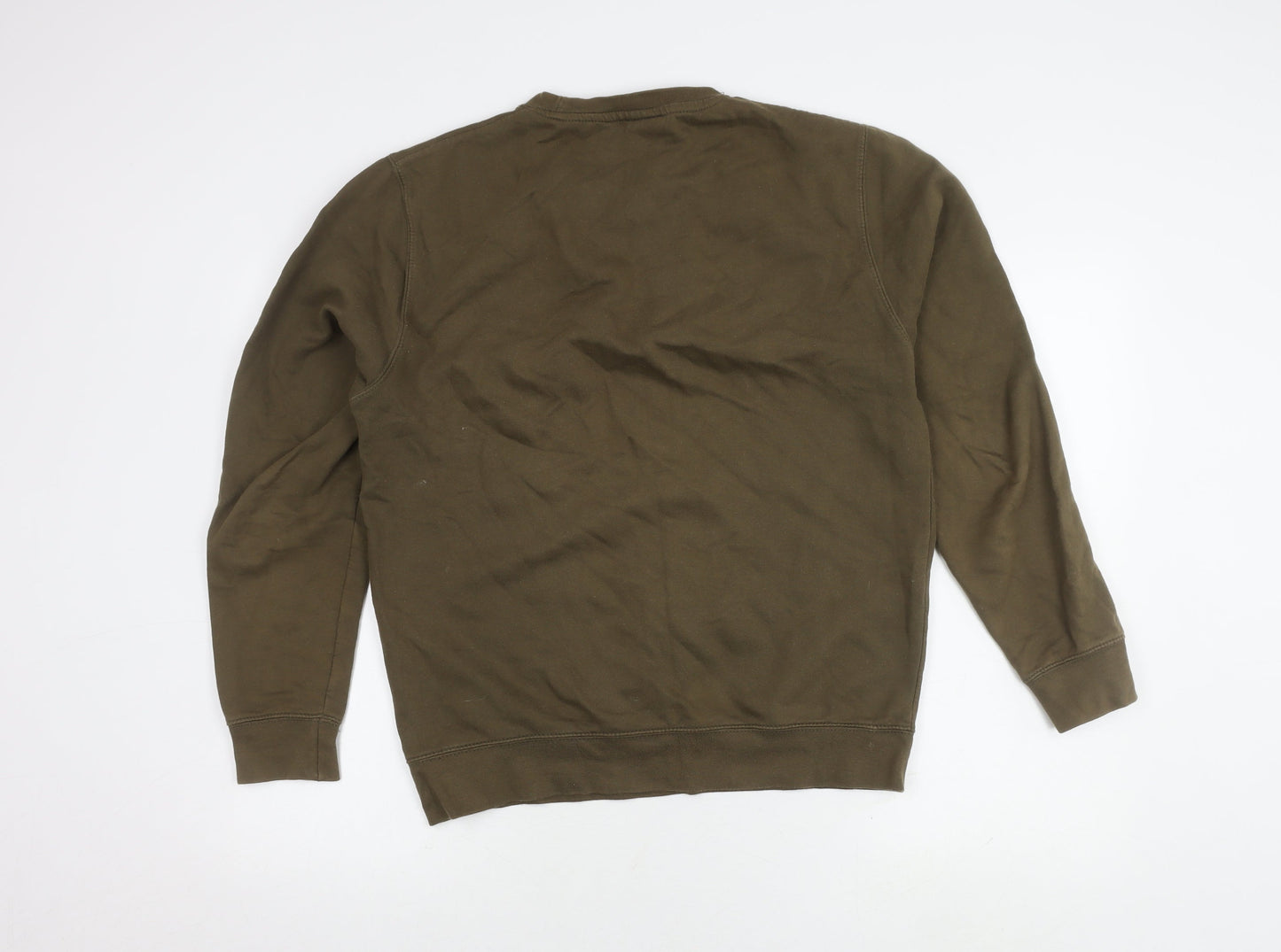 Audere Men’s Brown Logo Pullover Sweatshirt, Medium