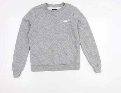 Converse Unisex Grey XS Logo Crew Neck Sweatshirt