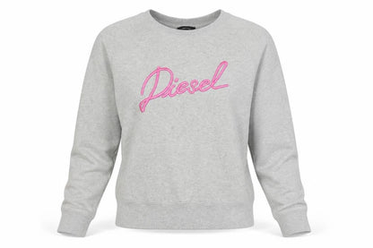 Diesel Women's Grey Pullover Sweatshirt, Size S