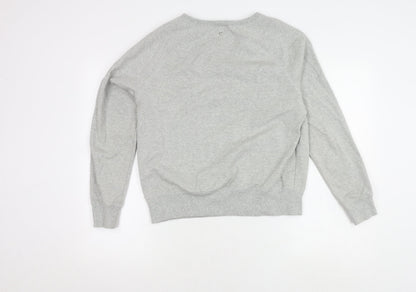 Diesel Women's Grey Pullover Sweatshirt, Size S