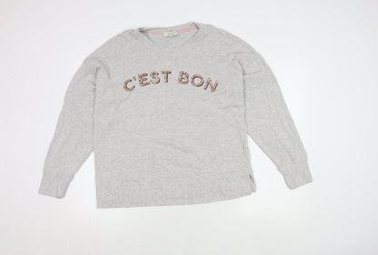 Womens UK Size L Oasis Grey Pullover Jumper