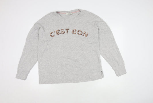 Womens UK Size L Oasis Grey Pullover Jumper