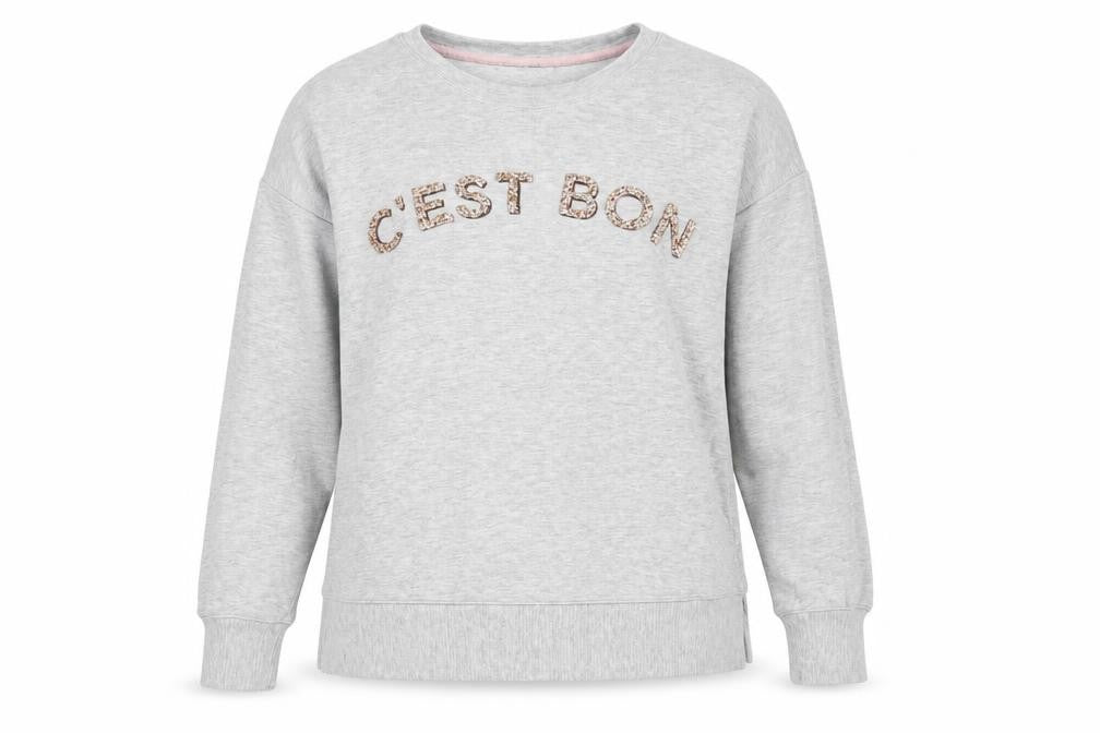 Womens UK Size L Oasis Grey Pullover Jumper