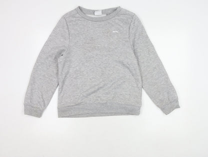 Slazenger Boys Grey Sweatshirt, 13 Years, Lightweight Pullover