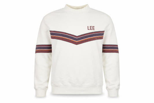 Womens UK Size S Lee White Pullover Sweatshirt