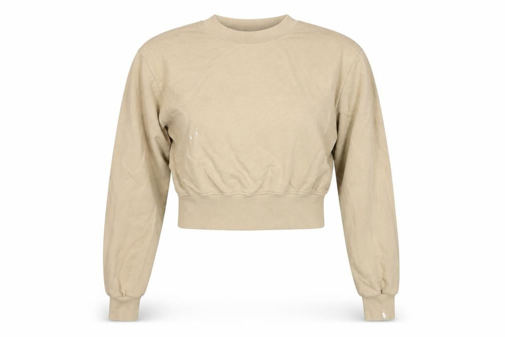 Womens UK Size 12 COLLUSION Beige Pullover Jumper
