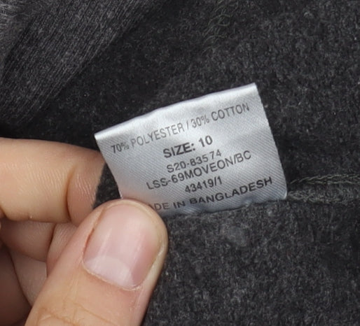 SoulCal Women's Grey Pullover Hoodie Size 10