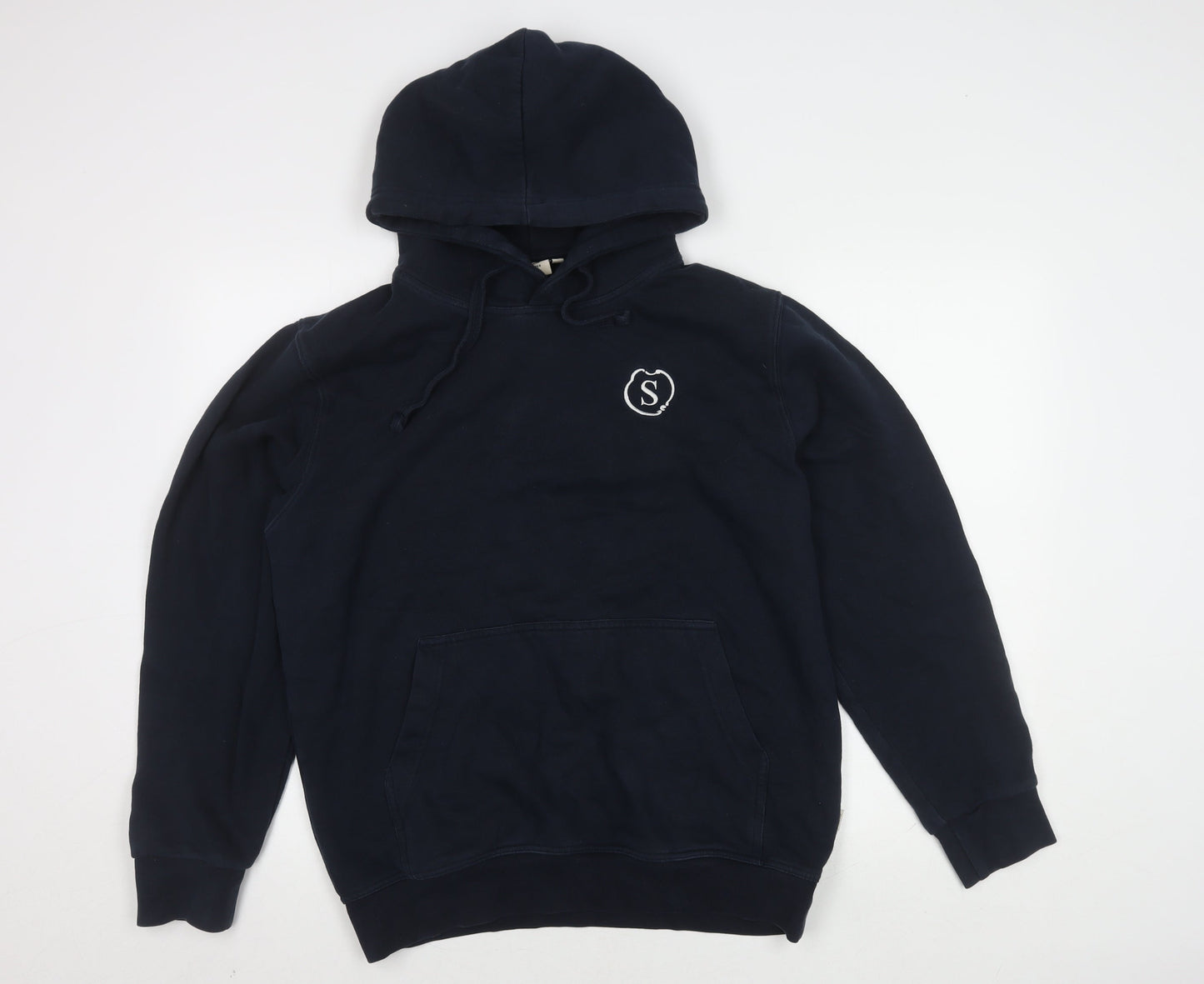 Hakro Blue Pullover Hoodie M with Logo for Unisex